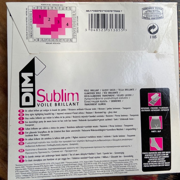 DIM Vintage hosiery Bundle. 3 pairs: 2 black, 1 naturel - Picture 10 of 15